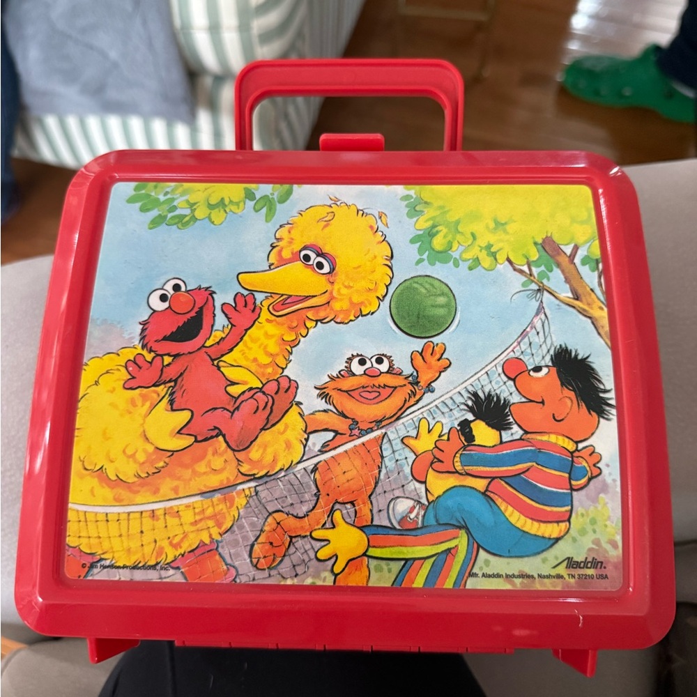 Sesame Street Red Lunchbox for Kids